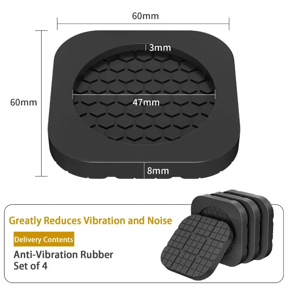 4Pcs Anti-Vibration Washing Machine Foot Pads | Anti-Slip Appliance Foot Pads Richie's