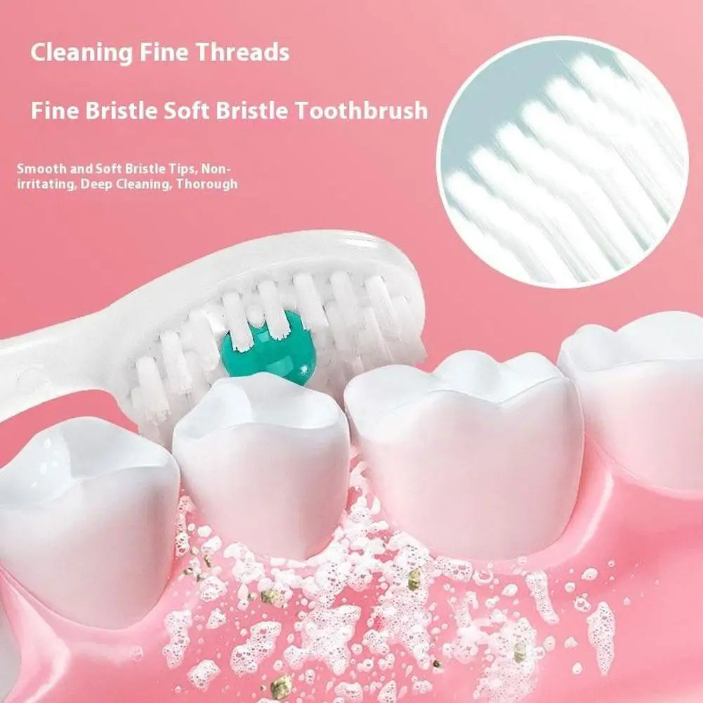 20PCS Disposable Travel Toothbrushes with Mint Burst Beads Disposable Toothbrush Richie's