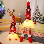Christmas Gnome Decoration Doll – Glowing Holiday Cloth Figure Christmas Gnome Decoration Richie's