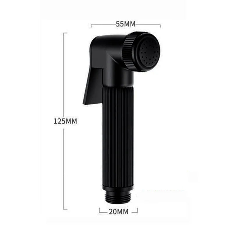 Black Brass Handheld Bidet Sprayer – Hot Cold Toilet Shower Kit Bidet Sprayer Kit Richie's