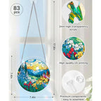 83-Piece Acrylic Puzzle Suncatcher – UV Printed Window Hanging Suncatcher Puzzle Richie's