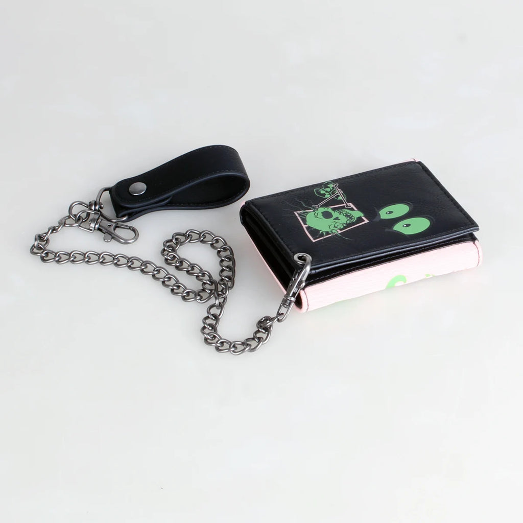 Anime Trifold Luminous Chain Wallet – Unisex Card Holder Trifold Wallet Richie's