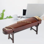 Miniature Guzheng Model – Wooden Chinese Instrument Décor Decorative Miniature Model Richie's