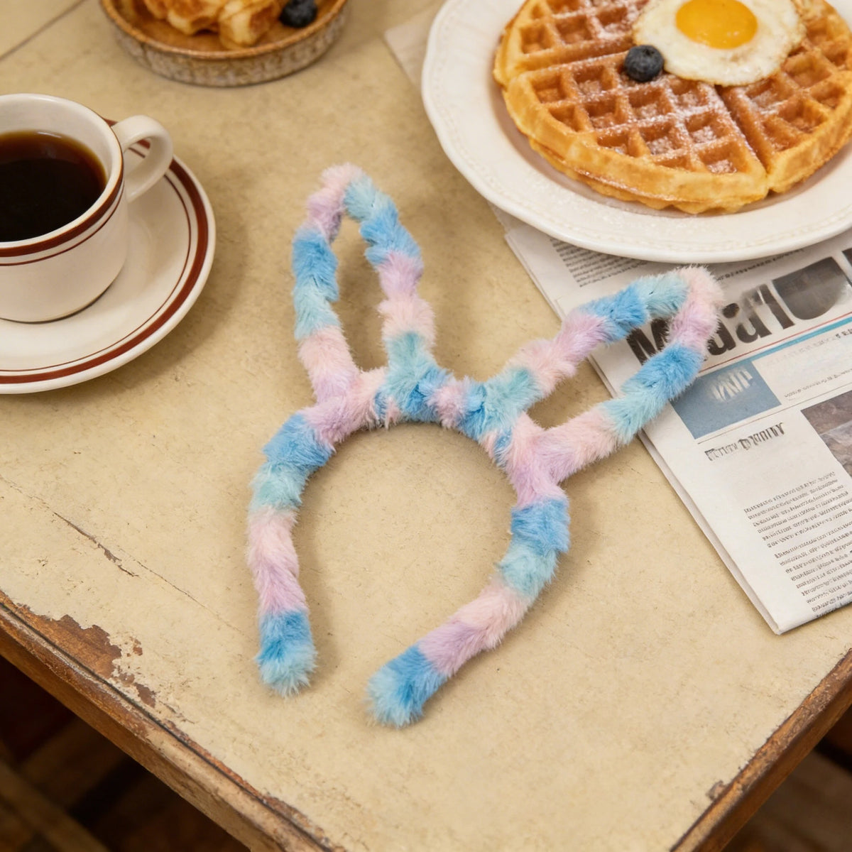 Easter Bunny Ear Headband – Colorful Plush Holiday Hair Accessory Holiday Hair Headband Richie's