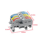 2/3/4/5 Pin Push-In Lever Wire Connector Terminal Block CE Wire Connector Terminal Richie's