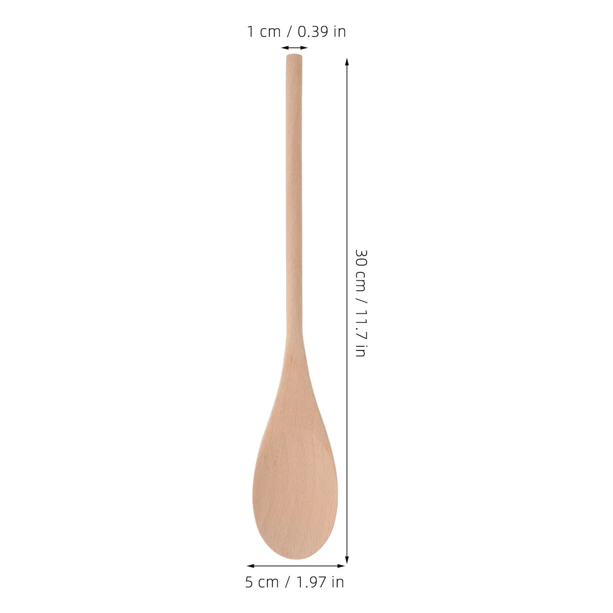 3-Piece Wooden Cooking Spoon Set – Mixing, Serving & DIY Wooden Kitchen Utensils Richie's