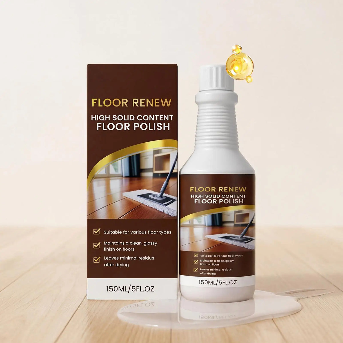 Wood Floor Gloss Restorer 150ml – Scratch Repair & Shine Floor Restorer Richie's Default Title