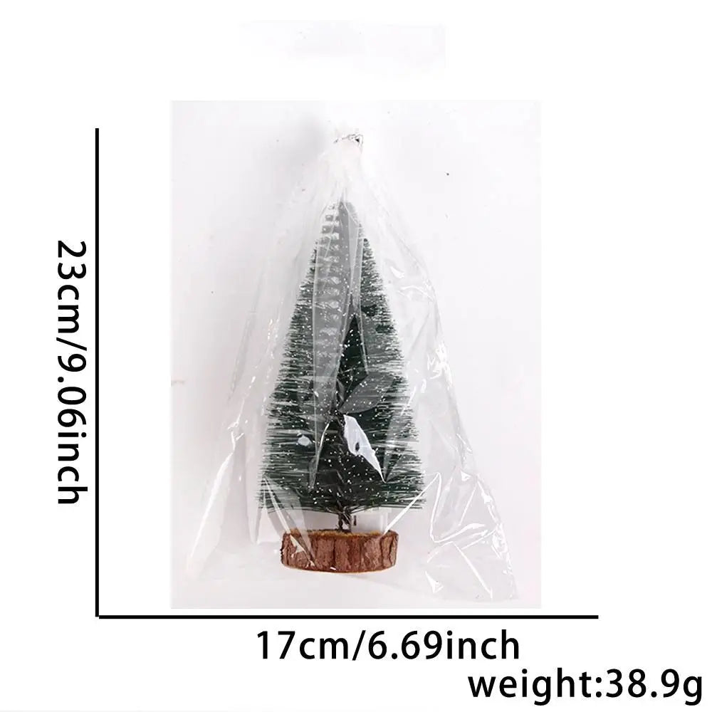 Mini Cedar Needle Christmas Tree – Glowing Plastic Xmas Décor Mini Christmas Tree Richie's