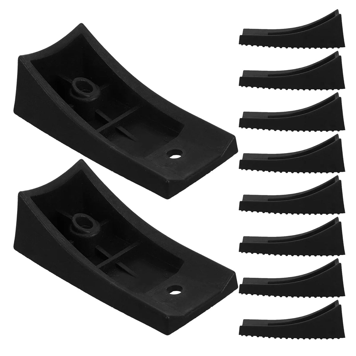 10Pcs Sled Base Chair Flat Leg Pads – Anti-Tilt Floor Protectors Chair Leg Pads Richie's