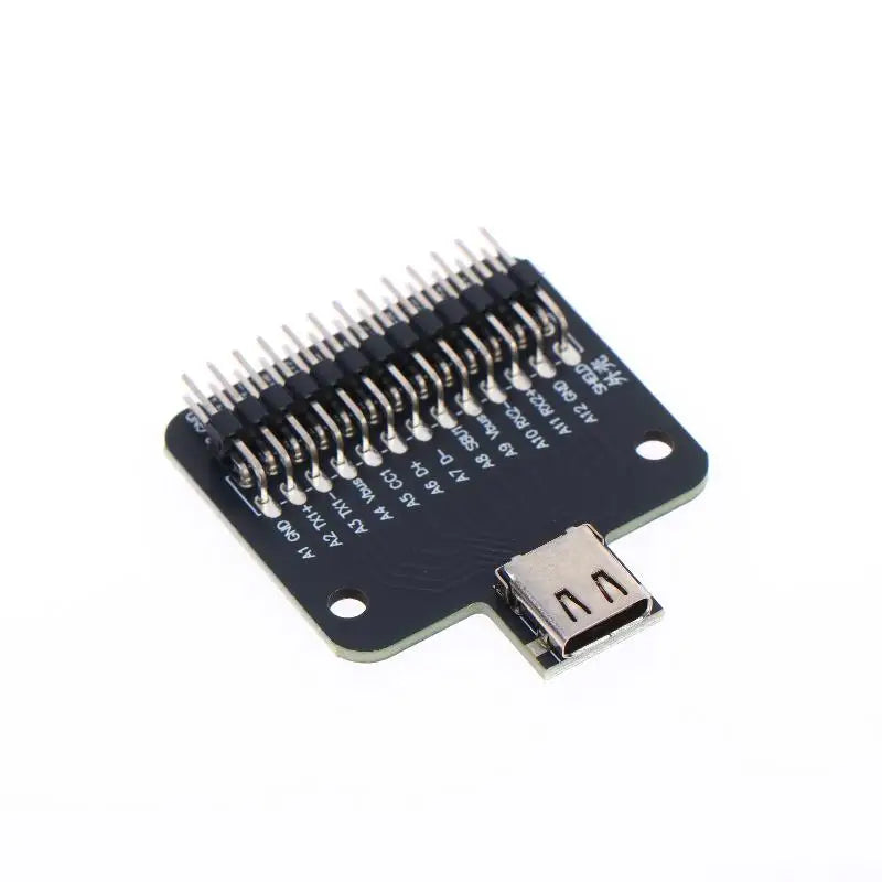 USB Type-C Male & Female Test Board 24P USB 3.1 Adapter USB Adapter Board Richie's Female-1pc