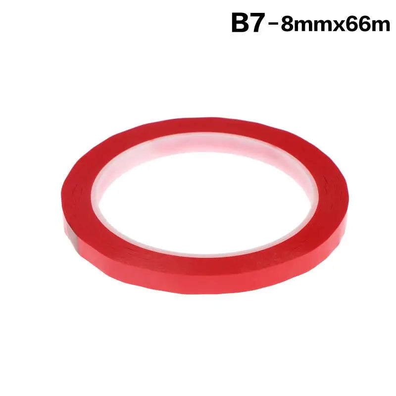 Self-Adhesive Grid Marking Tape 5/8mm 66M – PET Positioning Tape Marking Tape Richie's 8mm Red