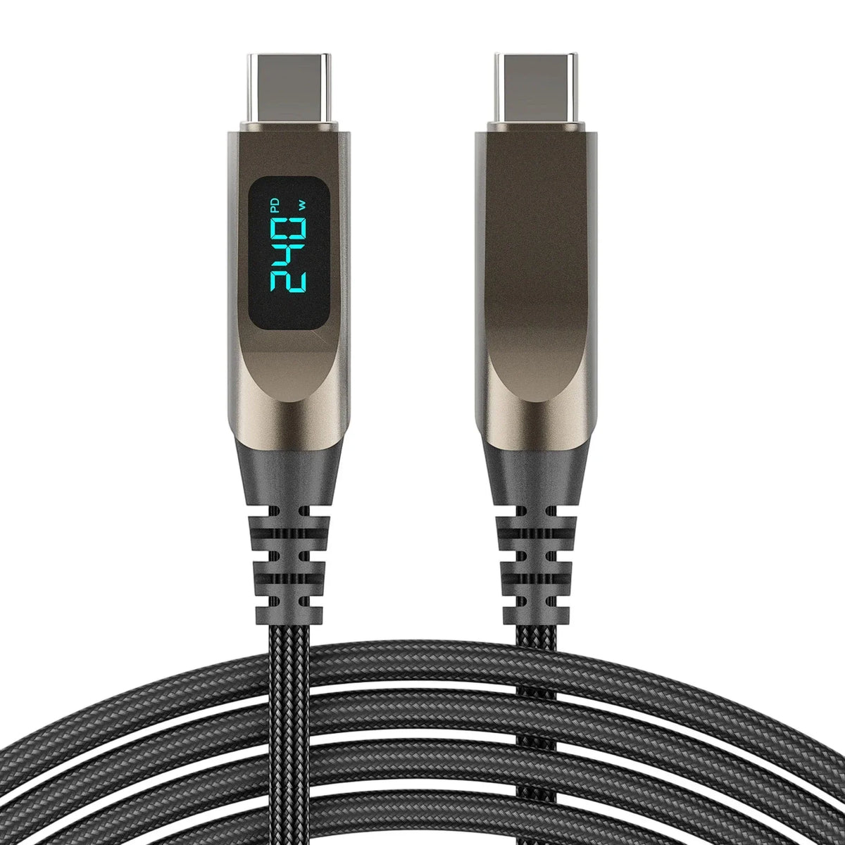 FUCHU 240W USB-C Fast Charging Cable – Nylon Braided, 120cm USB-C Charging Cable Richie's 1.2m