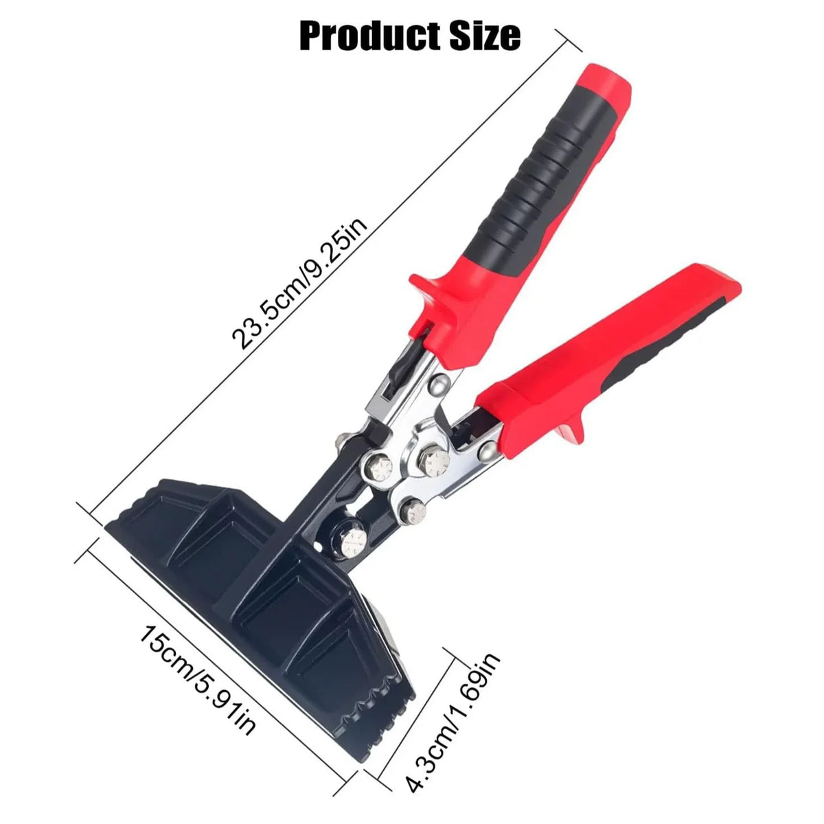 6-Inch Hand Seamer Tool – Heavy-Duty Sheet Metal Bender Pliers Sheet Metal Seamer Richie's