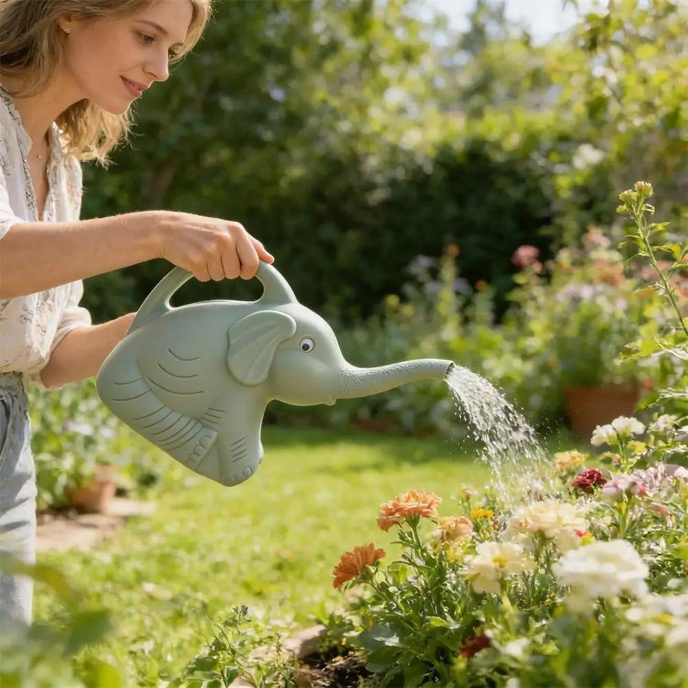 Cute Elephant Watering Can 2L Long Spout – Indoor & Outdoor Watering Can Richie's