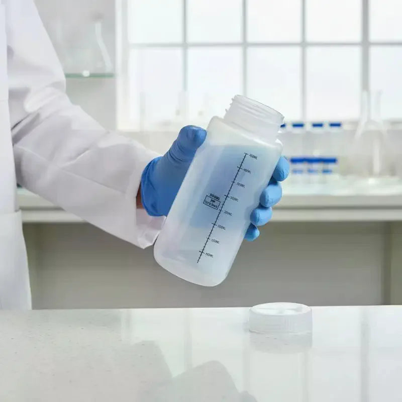 Wide Mouth PP Lab Storage Bottles with Lids 500ml & 1000ml Lab Storage Bottle Richie's