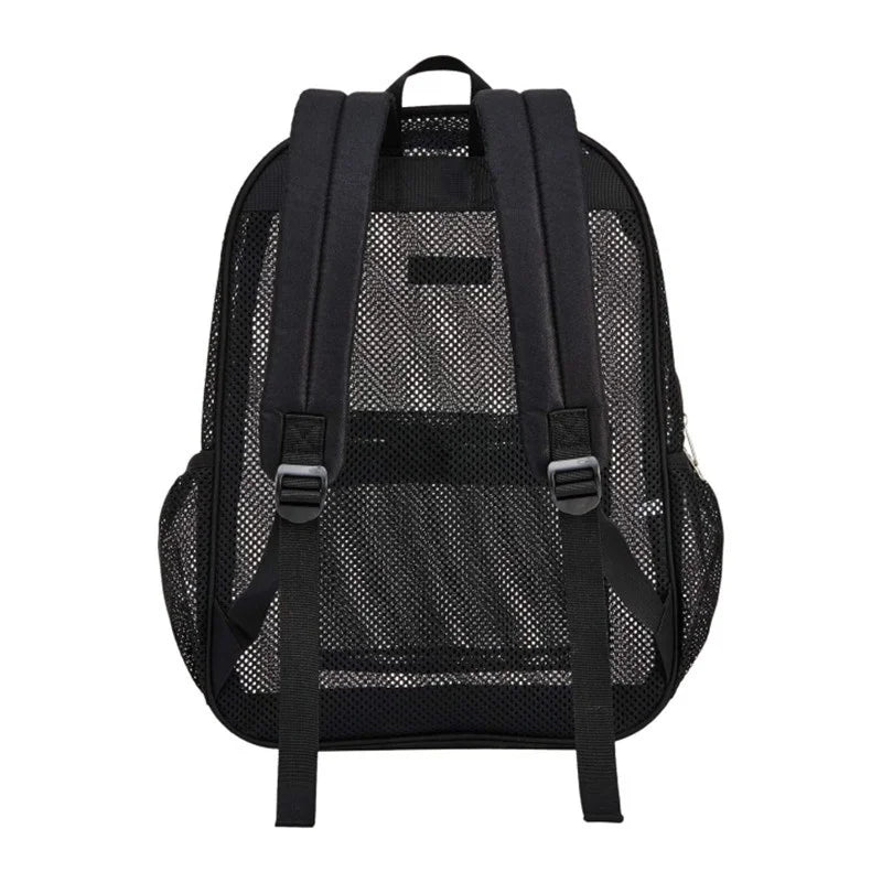 Women's Transparent Mesh Backpack – Lightweight Travel Student Bag Mesh Backpack Richie's