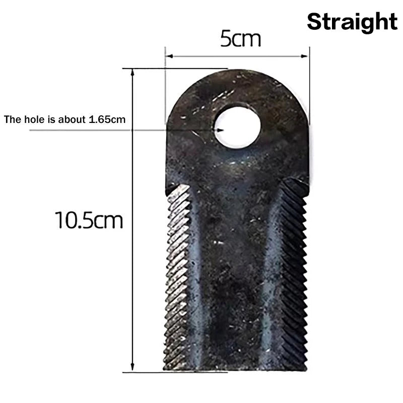 Heavy Duty Grass Shredder Hammer Blade – Straw Machine Accessory Shredder Blade Richie's A4