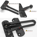 2-Pack Swing Bar Door Guard – Zinc Alloy Security Latch Lock Swing Bar Door Lock Richie's