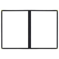 Foldable A4 PVC Menu Cover – Waterproof Double Panel Holder Menu Cover Holder Richie's Black 2 Pages