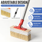 Long Handle Deck Stain Brush – Telescoping Pole, Adjustable Head Deck Stain Brush Richie's