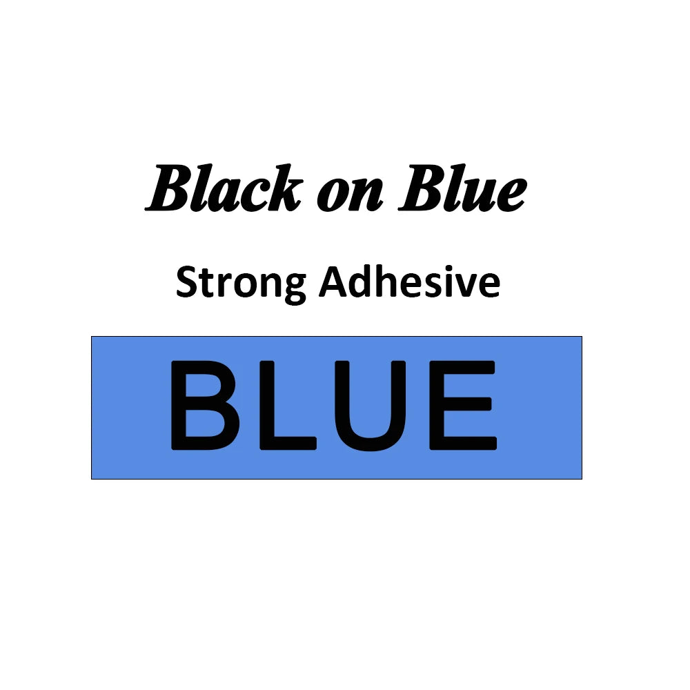 24mm Brother TZe-S251 Compatible Strong Adhesive Label Tape Label Tape Cartridge Richie's black on blue 24mm