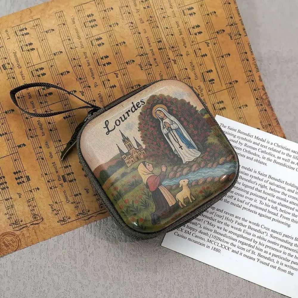Portable Rosary Storage Bag – Zippered Christian Jewelry Pouch Jewelry Storage Pouch Richie's