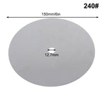 6 Inch Aluminum Master Lap Polishing Plate Diamond Grinding Base Grinding Polishing Plate Richie's A2