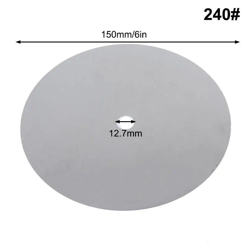 6 Inch Aluminum Master Lap Polishing Plate Diamond Grinding Base Grinding Polishing Plate Richie's A2