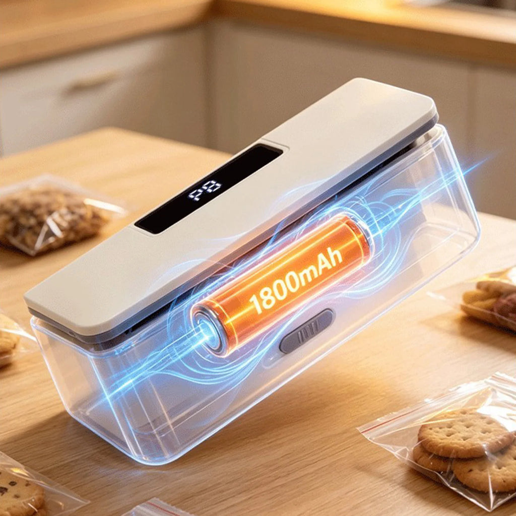 APWIKOGER Rechargeable Mini Bag Sealer – 8-Level Heat Sealer Heat Bag Sealer Richie's