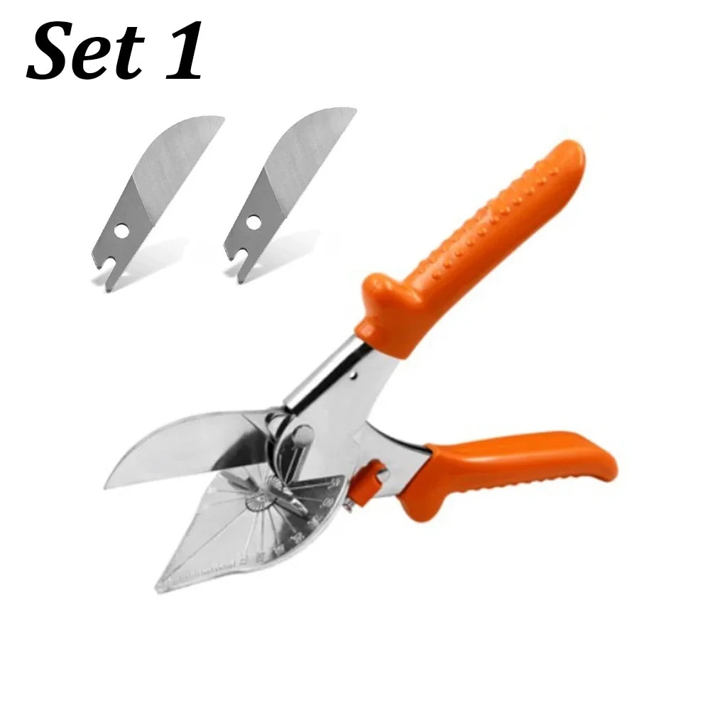 TOTNEND Miter Shear Cutter 45–135° Adjustable + Blades Miter Shear Cutter Richie's Set 1