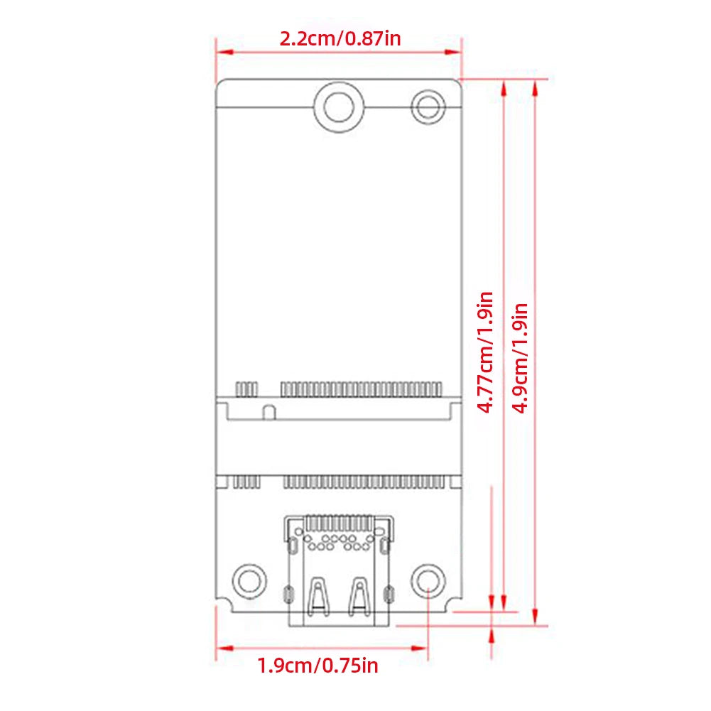 M.2 NVMe to USB-C Adapter ASM2364 USB 3.2 Gen2x2 – 2000MB/s SSD Adapter Board Richie's