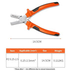 Bootlace Ferrule Crimping Tool 0.25–6mm² | FATCOOL Crimper Ferrule Crimping Tool Richie's