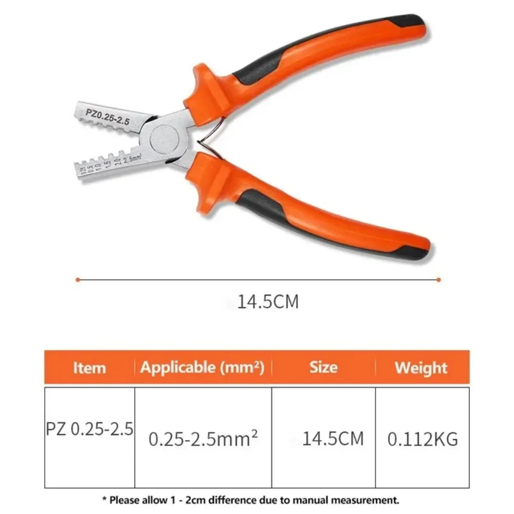 Bootlace Ferrule Crimping Tool 0.25–6mm² | FATCOOL Crimper Ferrule Crimping Tool Richie's