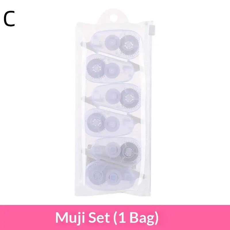 Mini Correction Tapes 6-Pack – School & Office Stationery Correction Tape Set Richie's C