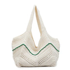 Crochet Tote Bag – Hollow Knit Women's Shoulder Handbag Crochet Tote Bag Richie's
