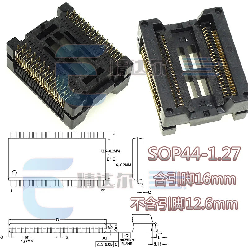 SOP TSSOP Programmer Adapter Socket 150–300MIL | Bare Socket