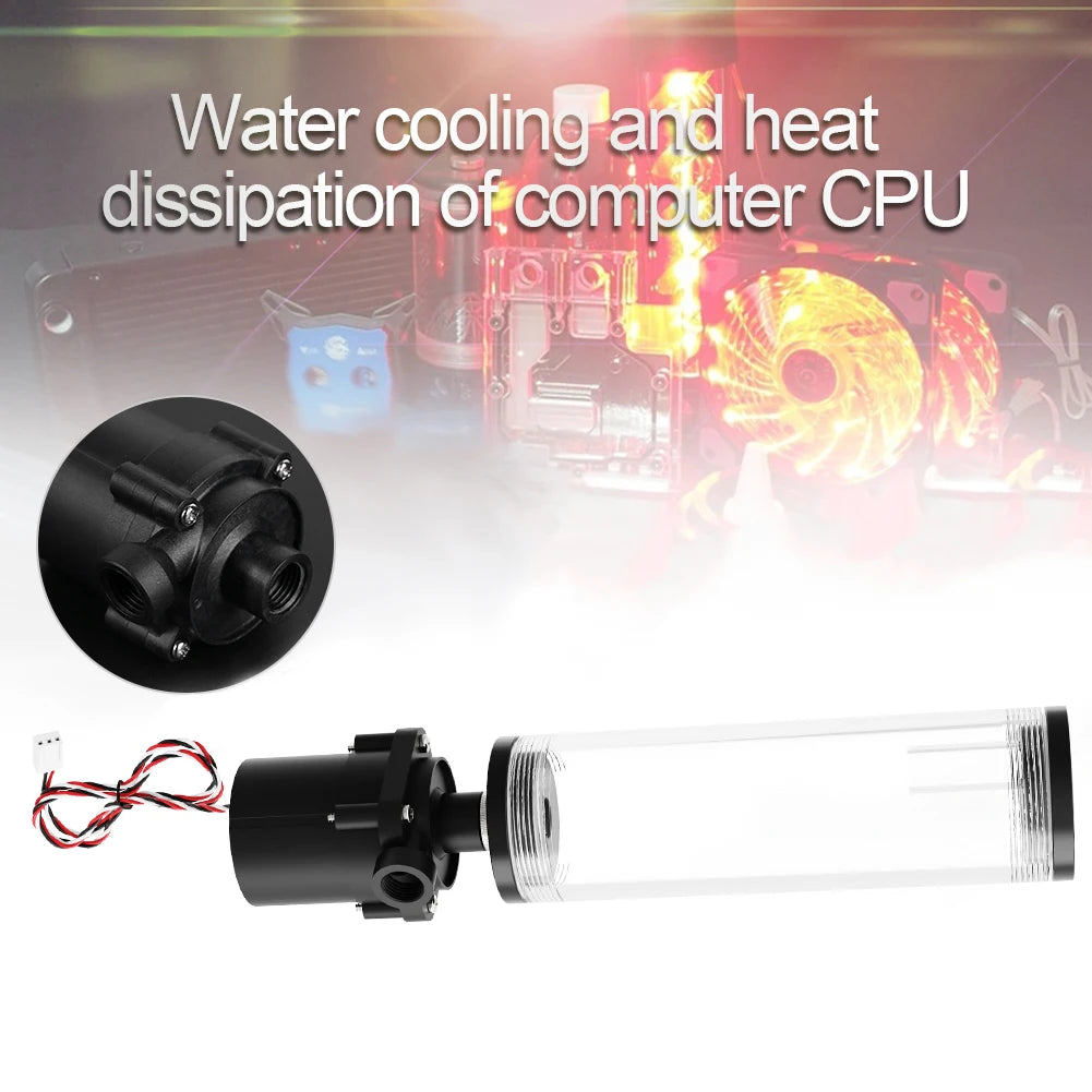 PC Liquid Cooling Kit – G1/4 XHC8 Pump & 160mm Reservoir PC Liquid Cooling Kit Richie's