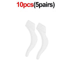 Silicone Anti-Slip Glasses Ear Hooks & Eyewear Grip Holder Eyewear Accessories Richie's White 5pairs