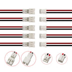 JST PH 2.0mm 2-Pin Male/Female Wire Connector 20CM 26AWG Wire Connector Richie's