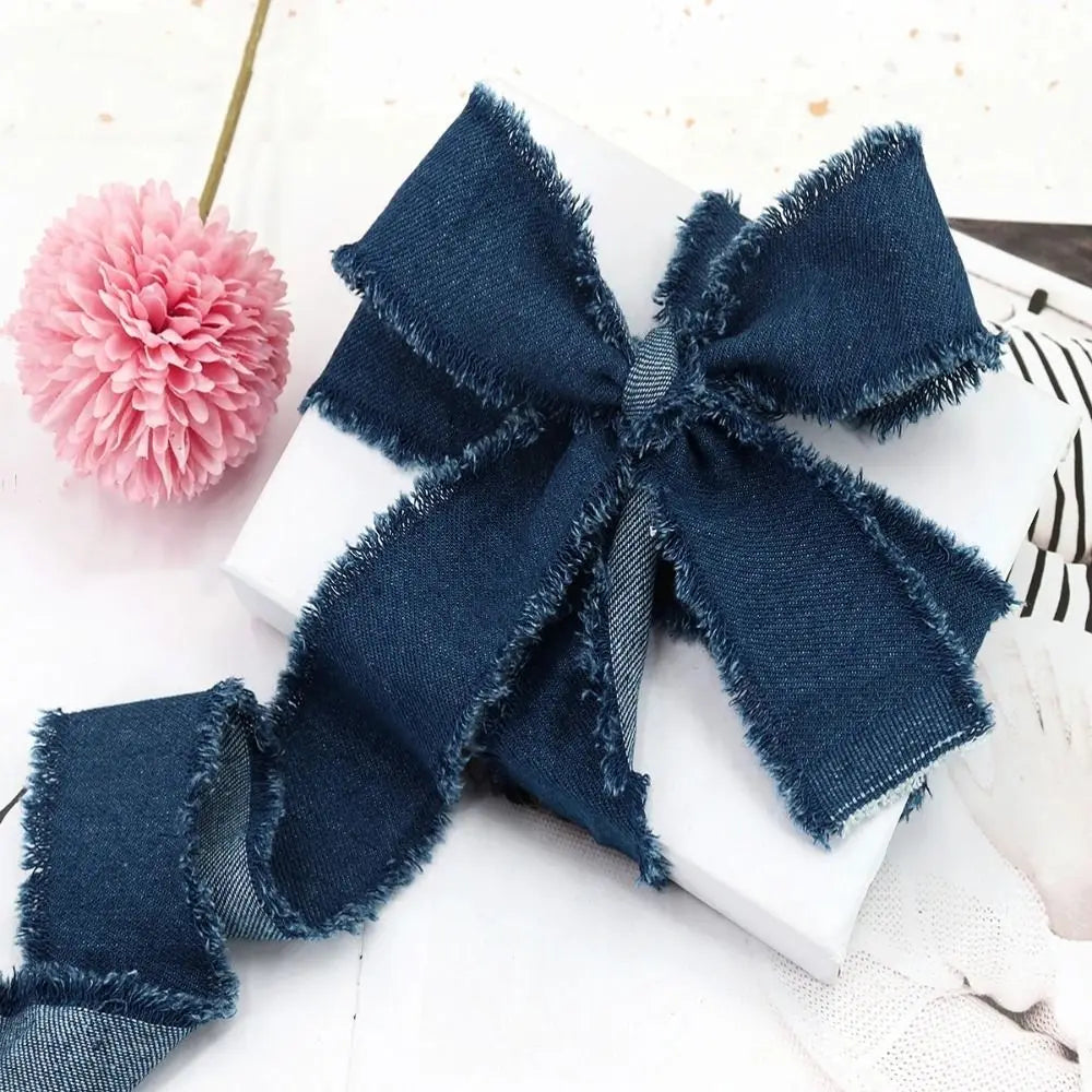 1.5 Yards Denim Ribbon for Hair Bows, DIY Crafts & Gift Wrap Craft Ribbon Richie's