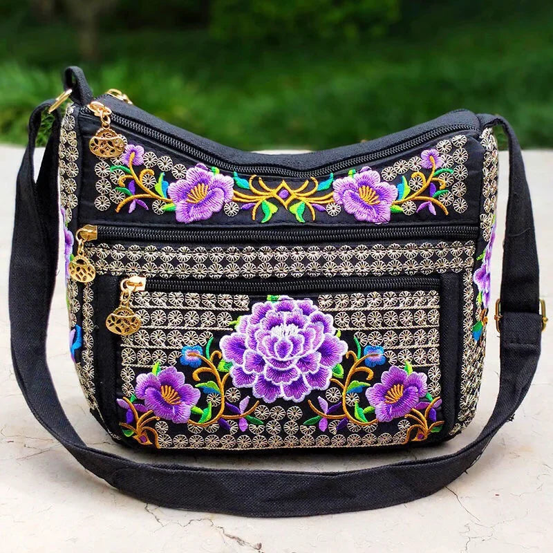Yunnan Ethnic Embroidered Crossbody Shoulder Bag for Women Embroidered Crossbody Bag Richie's style17