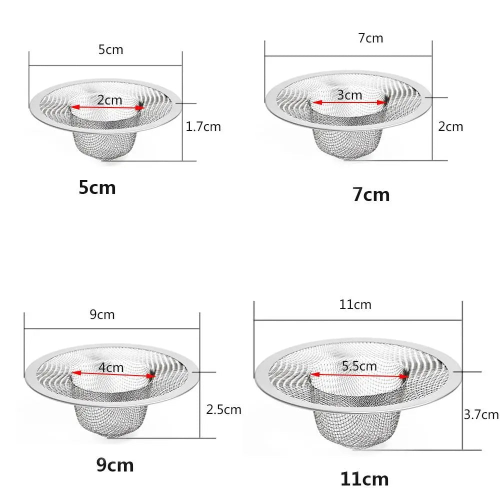 Stainless Steel Sink Strainer & Drain Filter 3/5 Pack Sink Drain Strainer Richie's
