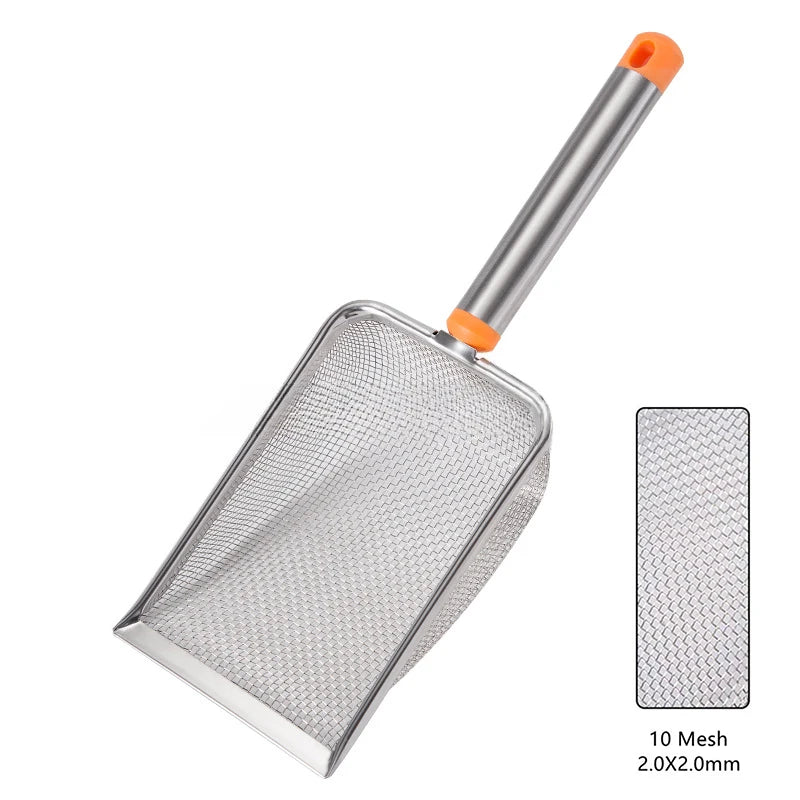 Stainless Steel Fine Mesh Cat Litter Scoop – Non-Stick & Durable Cat Litter Scoop Richie's 2.0X2.0mm Orange