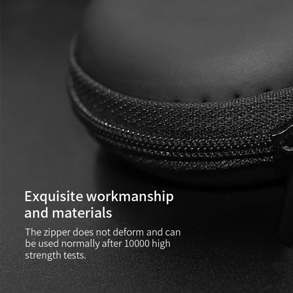 Universal PU Leather Earphones Case – Portable Storage Box Earphone Storage Case Richie's