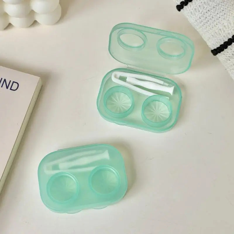 Contact Lens Case with Tweezers – Dustproof Travel Organizer Contact Lens Case Richie's A5-1pc