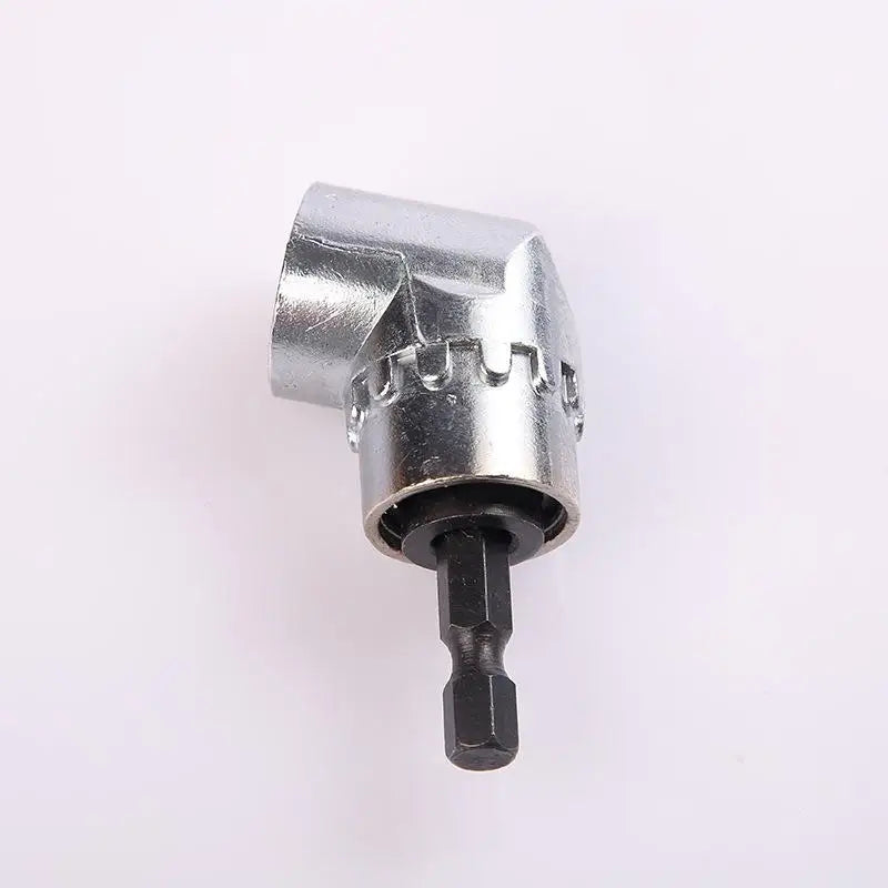 1/4" Hex Magnetic Screwdriver Bit Set & Right Angle Adapter Kit Screwdriver Bit Kit Richie's Silver 1