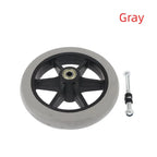 6-Inch Wheelchair Front Wheel Replacement – Puncture-Resistant Wheelchair Replacement Wheel Richie's Gray