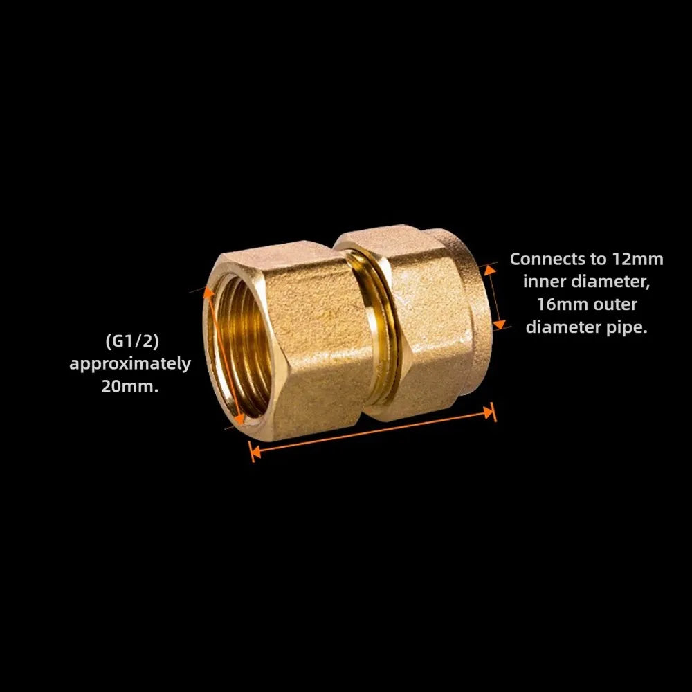 Brass Pipe Fitting 2/3 Way Male Female Thread Solar Heater Brass Pipe Fitting Richie's 2