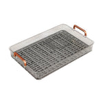Non-Slip Double Layer Tea Serving Tray with Handles Serving Tray Richie's