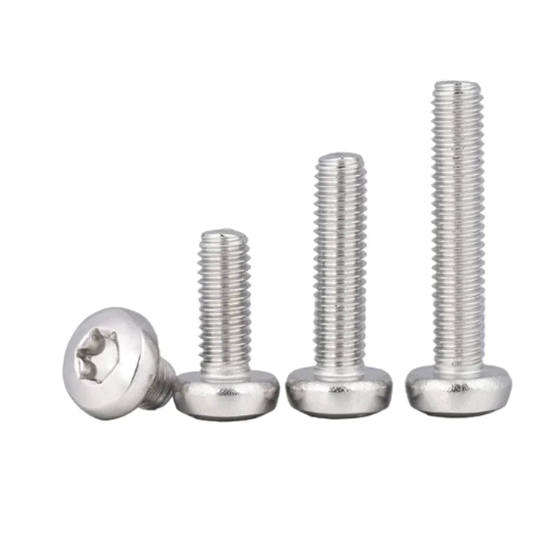 SUS304 Torx Pan Head Security Screws M1.4–M8 | 5/10/50 Pack Security Machine Screws Richie's M1.6 50pcs 8mm